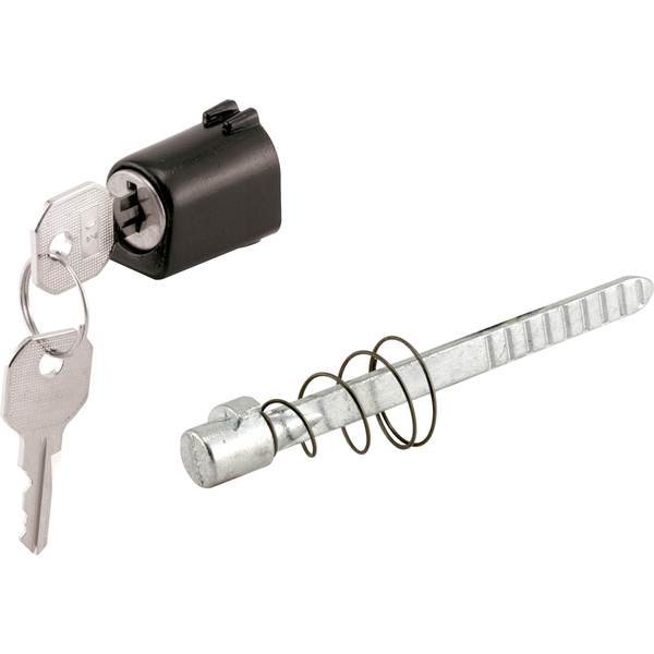 Prime-Line Keyed Push Button Latch for Wright Products Storm or Screen Doors K 5020